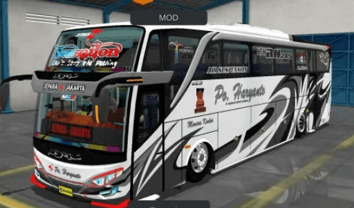 Mod Bus PO Haryanto Full Strobo Terbaru