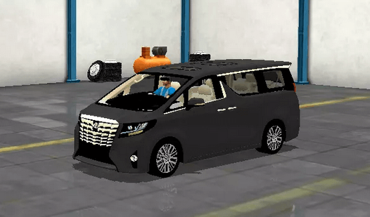 Mod Bussid Mobil Alphard Hitam Supir