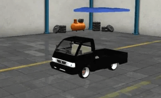 Mod Mobil Pickup Carry Suzuki Hitam