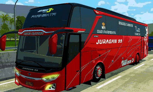 Mod Bus JB3+ Juragan 99 Scania Full Animasi