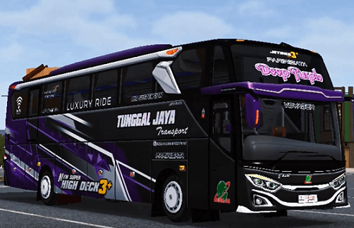 Mod Bus Tunggal Jaya Deep Purple Full Anim