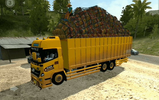 Mod Truck Hino 500 Gayor Full Muatan Sawit