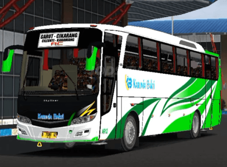 Mod Bus Karunia Bakti Skyliner Full Anim Terbaru