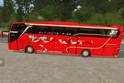 Mod Bus Muji Jaya JB3 SHD Hino Full Animasi