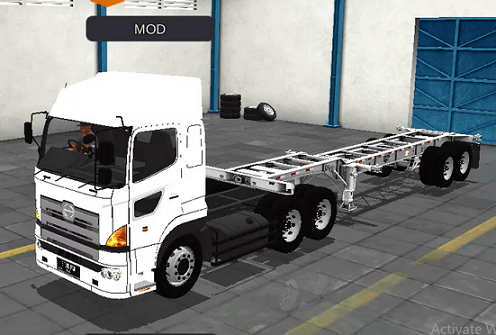 Mod Truck Hino 700 Chassis Full Animasi