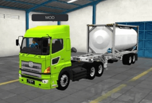 Mod Truck Hino 700 Tangki Full Animasi Terbaru