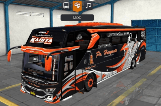 Mod Bus PO Haryanto Kadita Double Decker Terbaru
